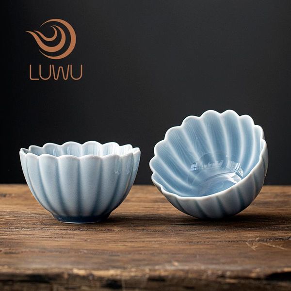 

cups & saucers luwu ceramic tea cup pottery petaling chinese coffee 160ml