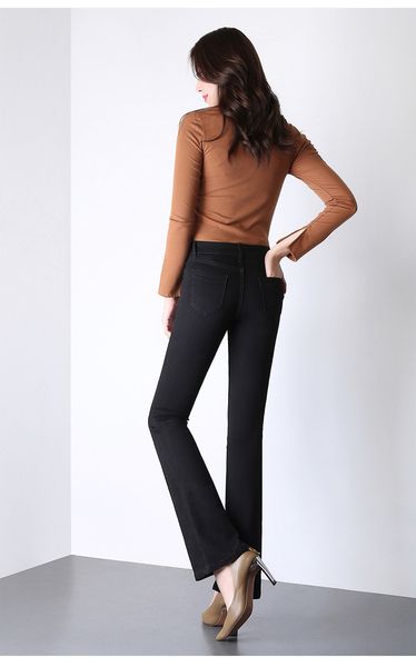 

20212021 new womens fashion casual jeans slim jeans, Blue