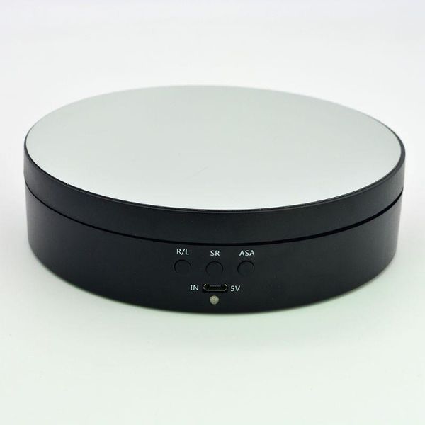 

jewelry pouches, bags 3 speeds electric rotating display stand mirror turntable holder battery t4md, Pink;blue