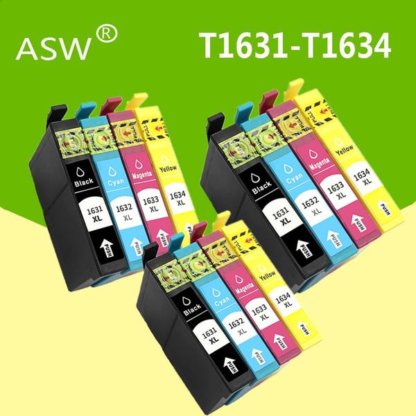 

compatible 16xl ink cartridge replacement for t1631 t 1631 16 xl wf-2010w 2510wf 2520nf 2530wf 2540wf cartridges