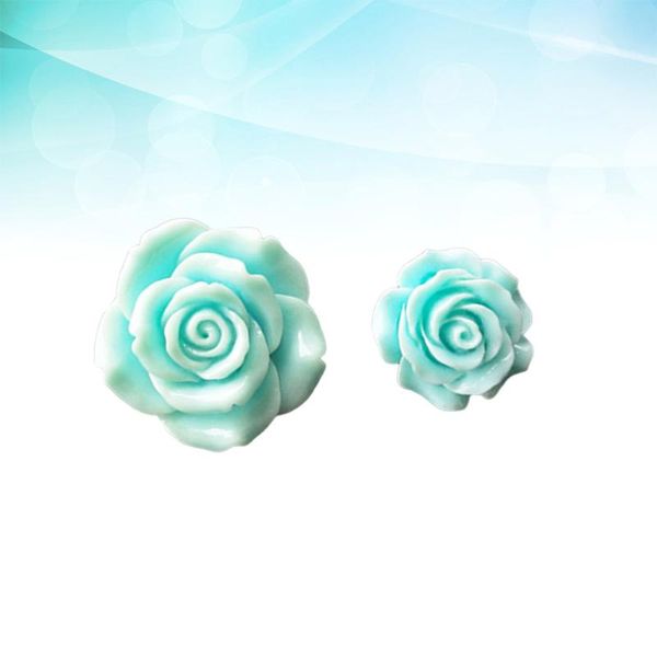 

car air freshener 1 pair of clip style perfume base rose shape solid diffuser auto vehicle inner dashboard decoration fes