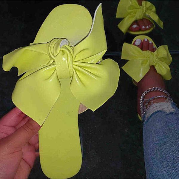 

sandals women 2022 square toe soft pu bowkont ladies slippers fashion women's summer flip flops causal fltas female beach slides y22022, Black