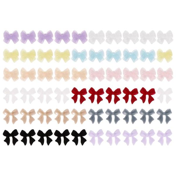 

nail art decorations 2 bags of stereoscopic manicure bowknots salon supply, Silver;gold