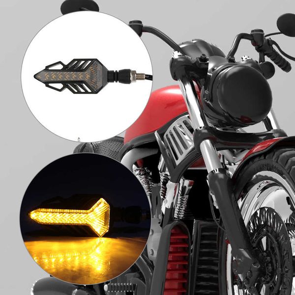 

new indicator lamp motorcycle led turn signal waterproof motorbike lighting 12v universal accessories