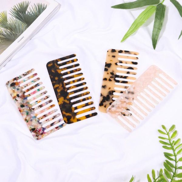 

hair brushes 4pcs/set large detangling comb wide tooth for curly wet dry styling shampoo no handle, Silver
