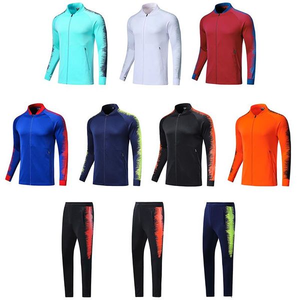 

gym clothing 2021-2021 football tracksuits men long sleeve soccer jerseys outdoor sports running training suits players sportswear, White;black