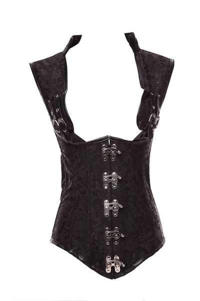 

waist tummy shaper steampunk style steel bone gathered cht support strap clip body cloth waist protection abdomen shaping top
