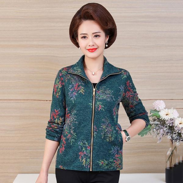 

women's jackets 2021 fashion korean streetwear ladies clothes womens casual vintage autumn oversized floral coats plus size 5xl, Black;brown