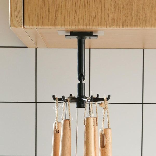 

hooks & rails rotation kitchen self-adhesive 180Â°vertical flip waterproof utility hook for home bathroom