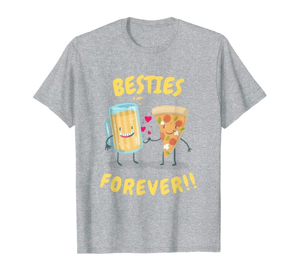 

funny es forever beer pizza lovers valentines t shirt, White;black