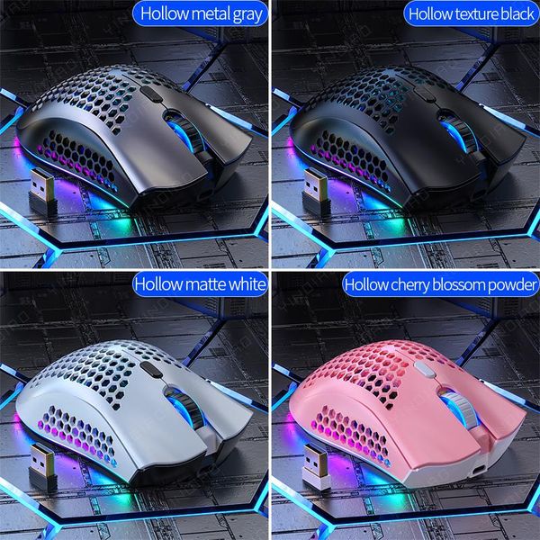 

mice a3 wireless mouse gamer gaming rgb light led rechargeable for lappc office