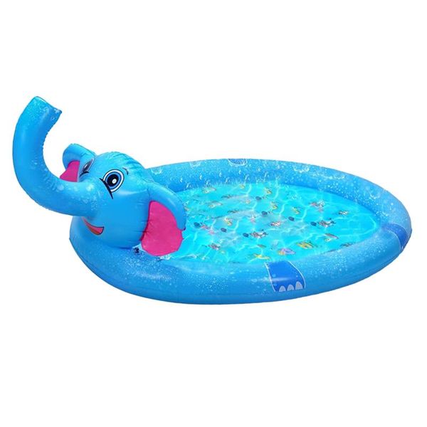 

inflatable floats & tubes elephant fountain outdoor toy sprinkler mat children paddling pool grass lawn water sprinkles