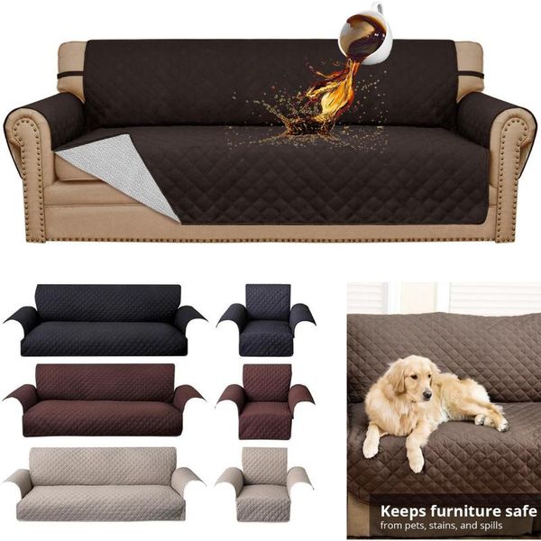 

chair covers sofa slipcover reversible cover furniture protector couch elastic straps pets kids children dog cat
