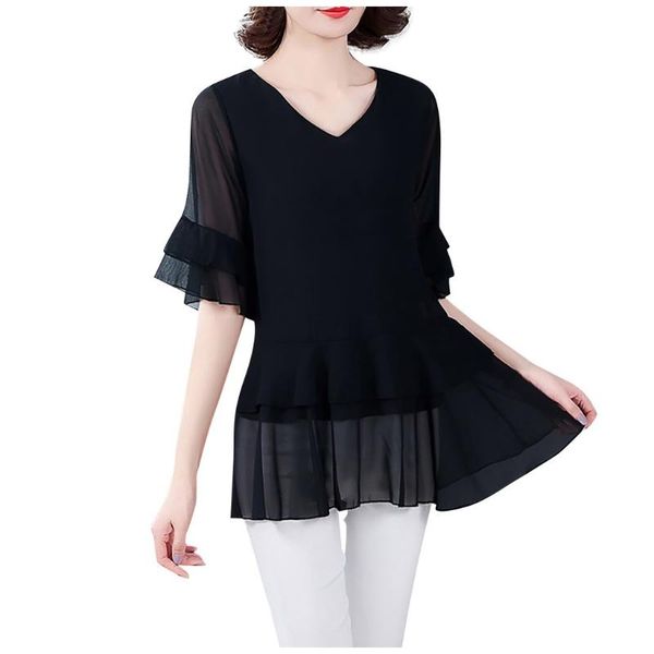 

summer fashion women t shirt vintage casual short sleeve solid shirts loose plus size lady tee women's blouses &, White