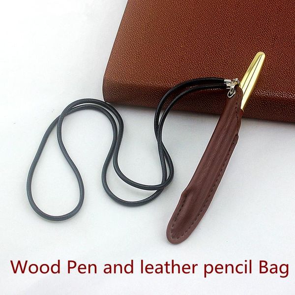 

natural wood fountain pen handmade full wooden beautiful fine 0.5mm fashion writing ink gift pencil bag pens