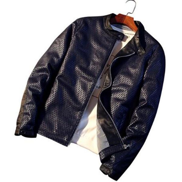 

men's fur & faux male leather jacket biker men punk motorcycle bomber simple pu leisure mens coats m l  2xl 3xl, Black