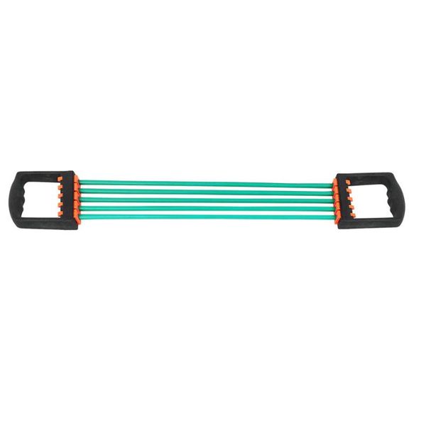 

resistance cable chest expander muscles exercise fitness tube yoga 5 rubber bands