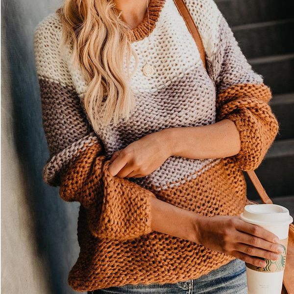 

women's sweaters women sweater plus size gray knitted harajuku girls fashion o-neck computer casual pullovers christmas, White;black