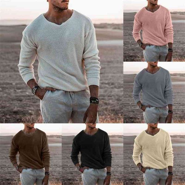 

2021 autumn new youth long sleeve round neck white slim pullover, Black