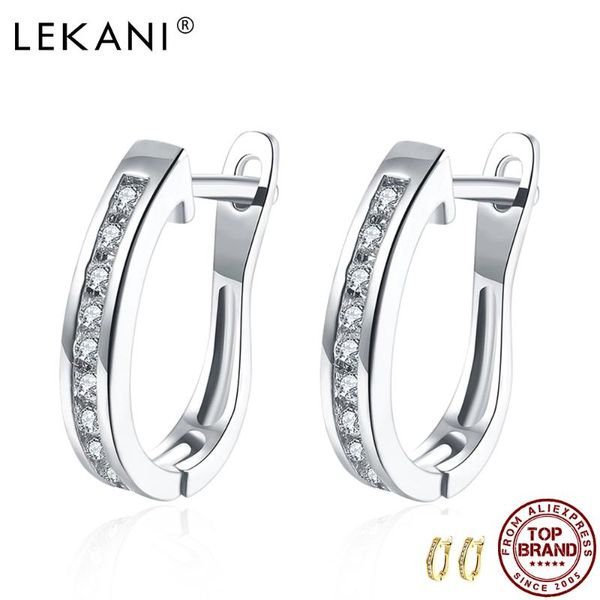 

hoop earrings for women 2 colors inlaid cubic zircon copper earring female fashion jewelry elegant and sophisticated gift & huggie, Golden;silver