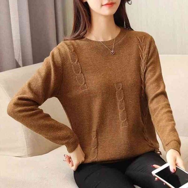 

women's sweaters 2021 winter sweatshirt autumn ladies plus size sweater loose casual female top, White;black