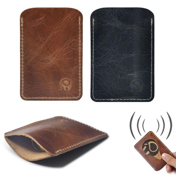 

card holders holder slim id case bag &, Brown;gray