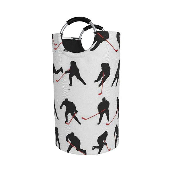 

storage baskets round portable dirty clothes bag, foldable large size, modern style, used for laundry organizer 15inx28in