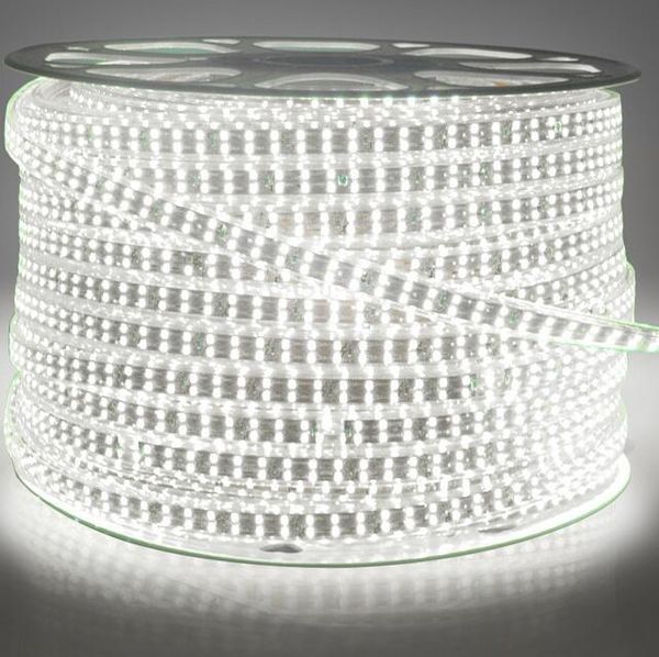 

ac110v smd 2835 led strips lighting 180leds/m ip67 strip waterproof warm white/white flexible rope light