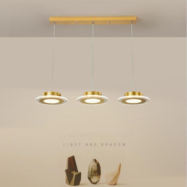

chandeliers style dining room chandelier led luxury fashion three head table rectangular lamp bar fixtures