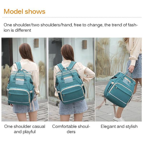 

diaper bags waterproof baby snack bag fashion mommy portable large capacity mom backpack handbag multifunction infant nappy