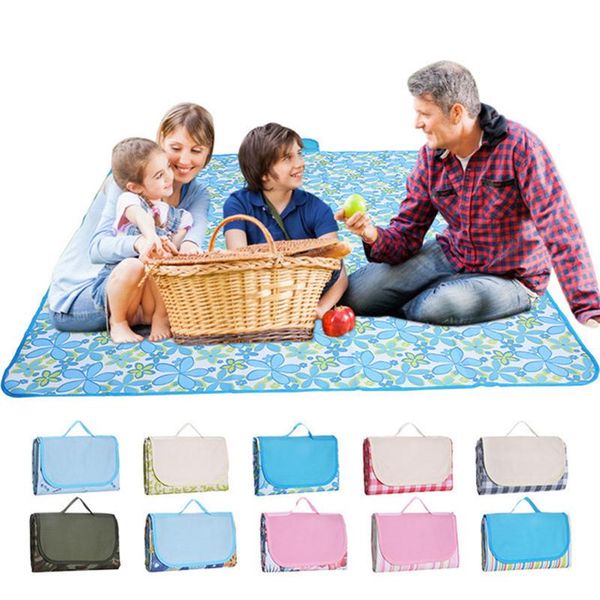 

145x180cm waterproof foldable outdoor camping mat picnic plaid beach blanket baby multiplayer portable pads