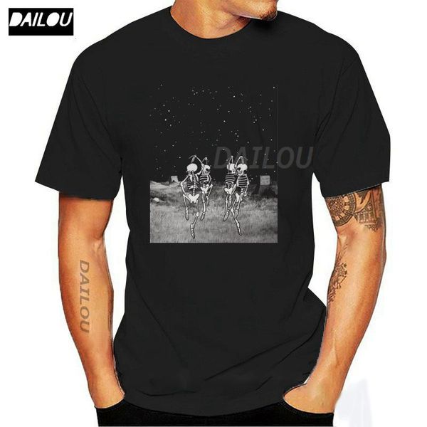 

men's t-shirts skull men t shirt gothic cartoon summer lady clothes print female women anime shirts vintage oversized, White;black