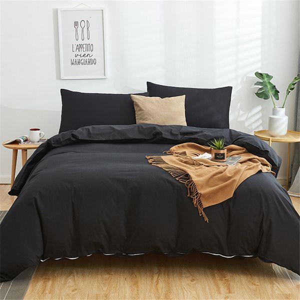 

european style pure light luxury four cotton simple thickened frosted double three piece set bed sheet quilt cover