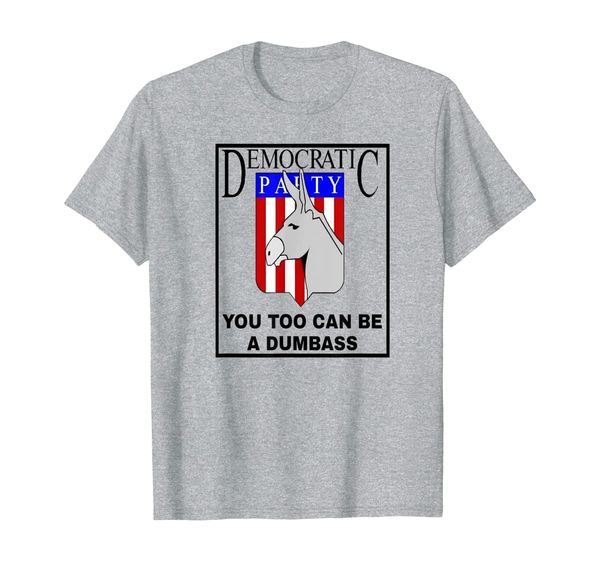 

democrats vs republicans political statement t-shirt, White;black