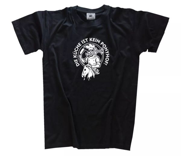 

la kÃ¼che est aucun bol de cerises - cuisiner t-shirt tailles s-xxxl, White;black