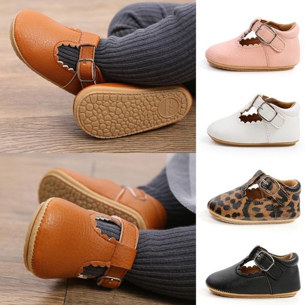 

born girl princess shoes infant leather moccasins toddler anti-slip first walkers child rubber sole sneaker birthday gift