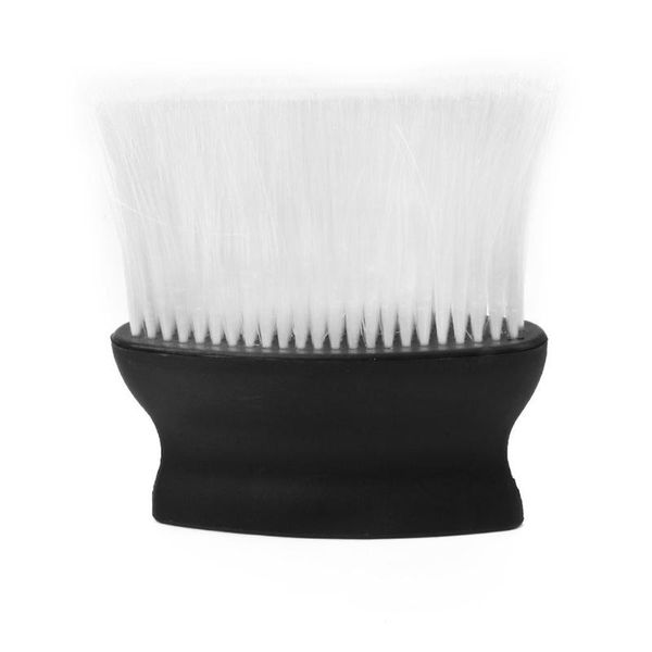 

hair brushes hairdressing salon barber neck face duster brush (black+white), Silver