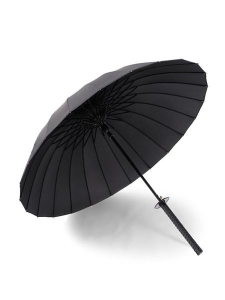 

umbrellas japanese warrior long handle umbrella men's automatic personality trend samurai knife mimic sword like studen