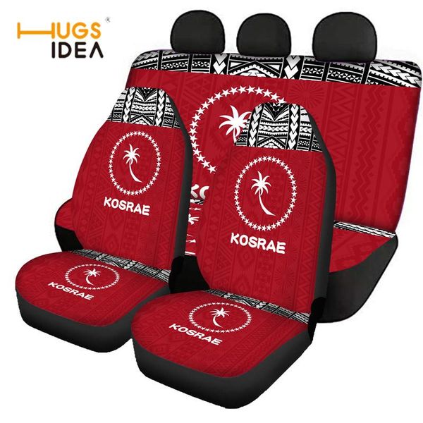

chuuk flag pattern print car front and back seat covers brief design style vehicle protector mat fit almost auto chair