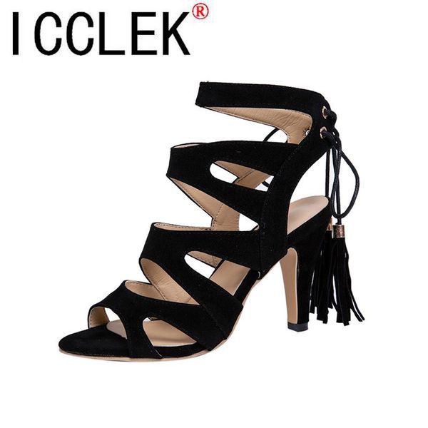 

fresh sandals for women summer high heel shoes toe dress sandal arrival 2021, Black