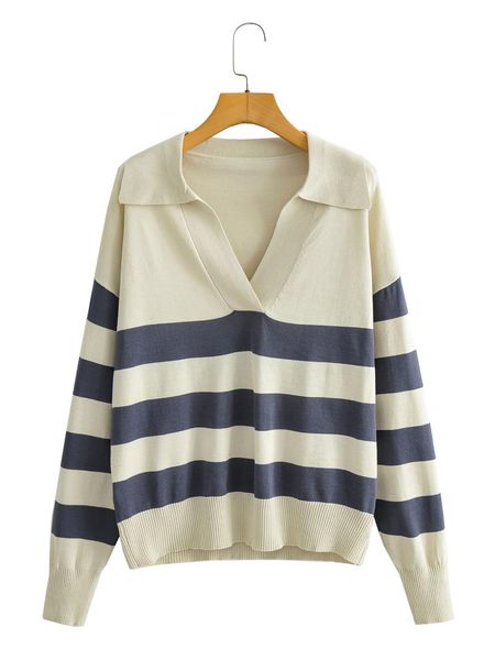 

women's sweaters jcÂ·kilig 2021 stripe shirt y55200, White;black