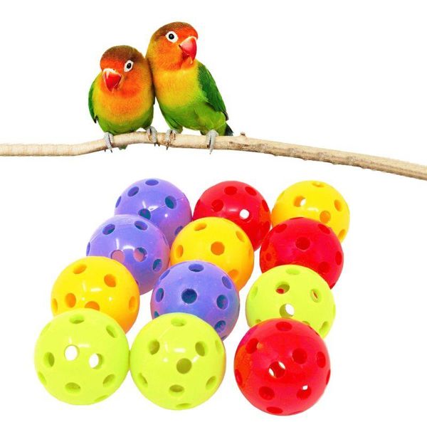 

other bird supplies 12pcs parrot foot talon ball toy for parakeet cockatiel cage chew bite toys
