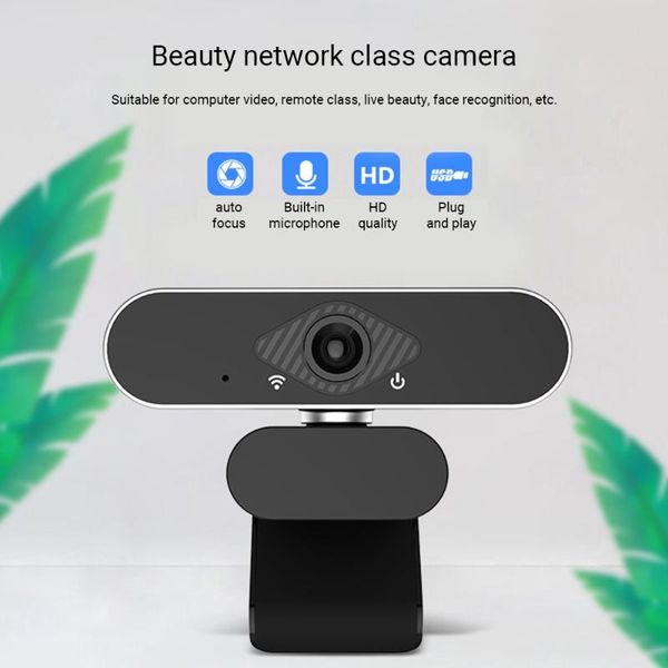 

mini cameras hd 1080p webcam computer pc webcamera auto focus clip for live broadcast video calling conference work camera