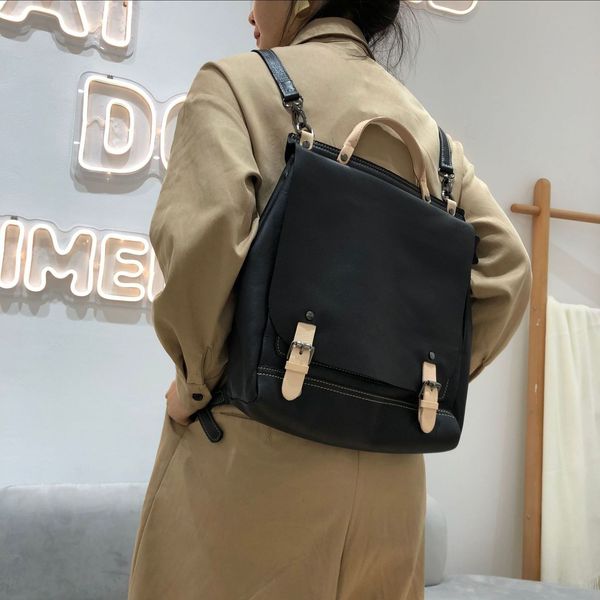 

genuine handmade leather double shoulder bag single shoulder hand messenger bag three ladies black friday 8vfi