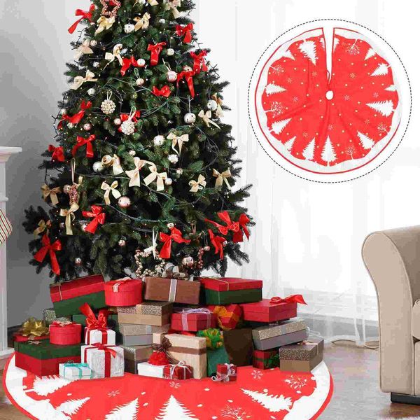 

christmas decorations 1pc decoration cartoon tree skirt fabric holiday