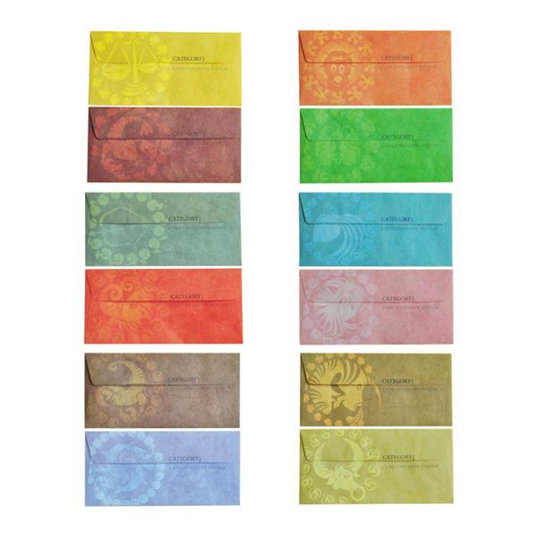 

gift wrap cash budget storage envelope practical 12 colour waterproof plan