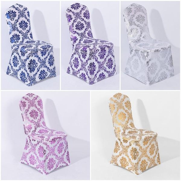 

bronzing chair cover stretch armless covers printed seat case washable slipcover removable protector wedding decor