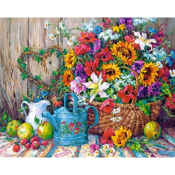 

paintings gatyztory diy painting by numbers flowers frame handpainted oil home wall decor canvas colouring artwork
