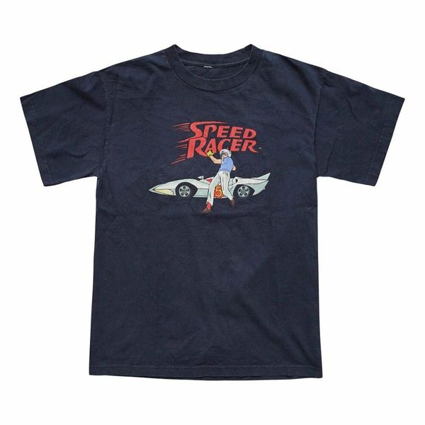 

vintage 90s speed racer t-shirt, White;black