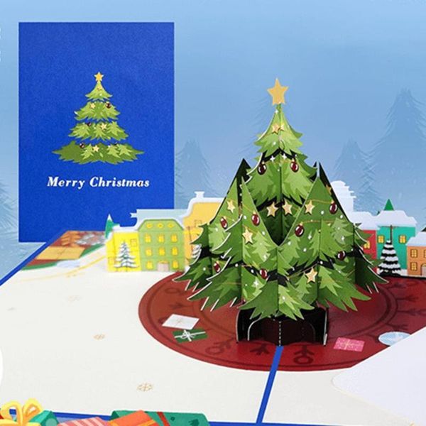 

greeting cards foldable paper clear textured christmas card for kids holiday
